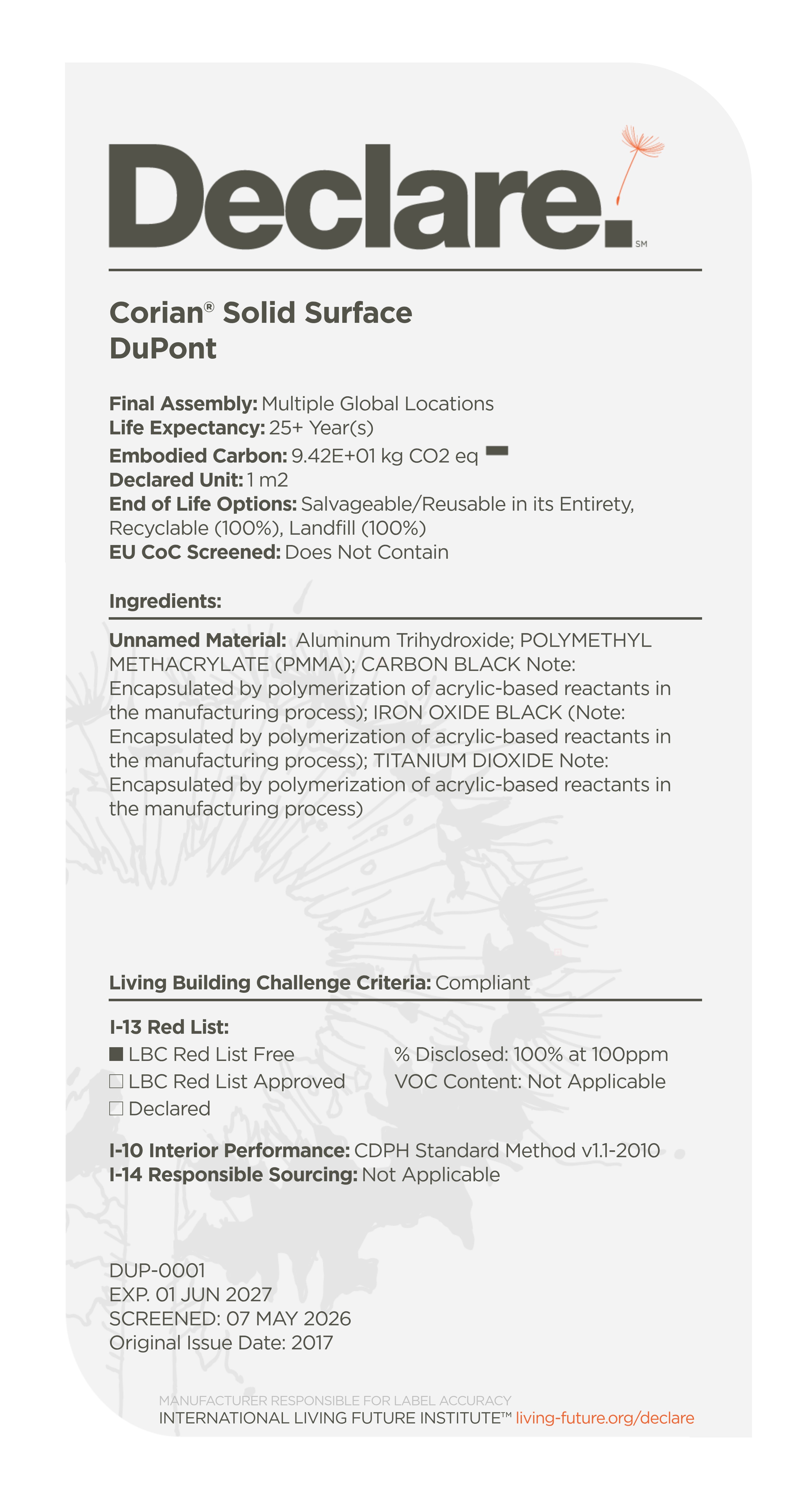 Declare - International Living Future Institute