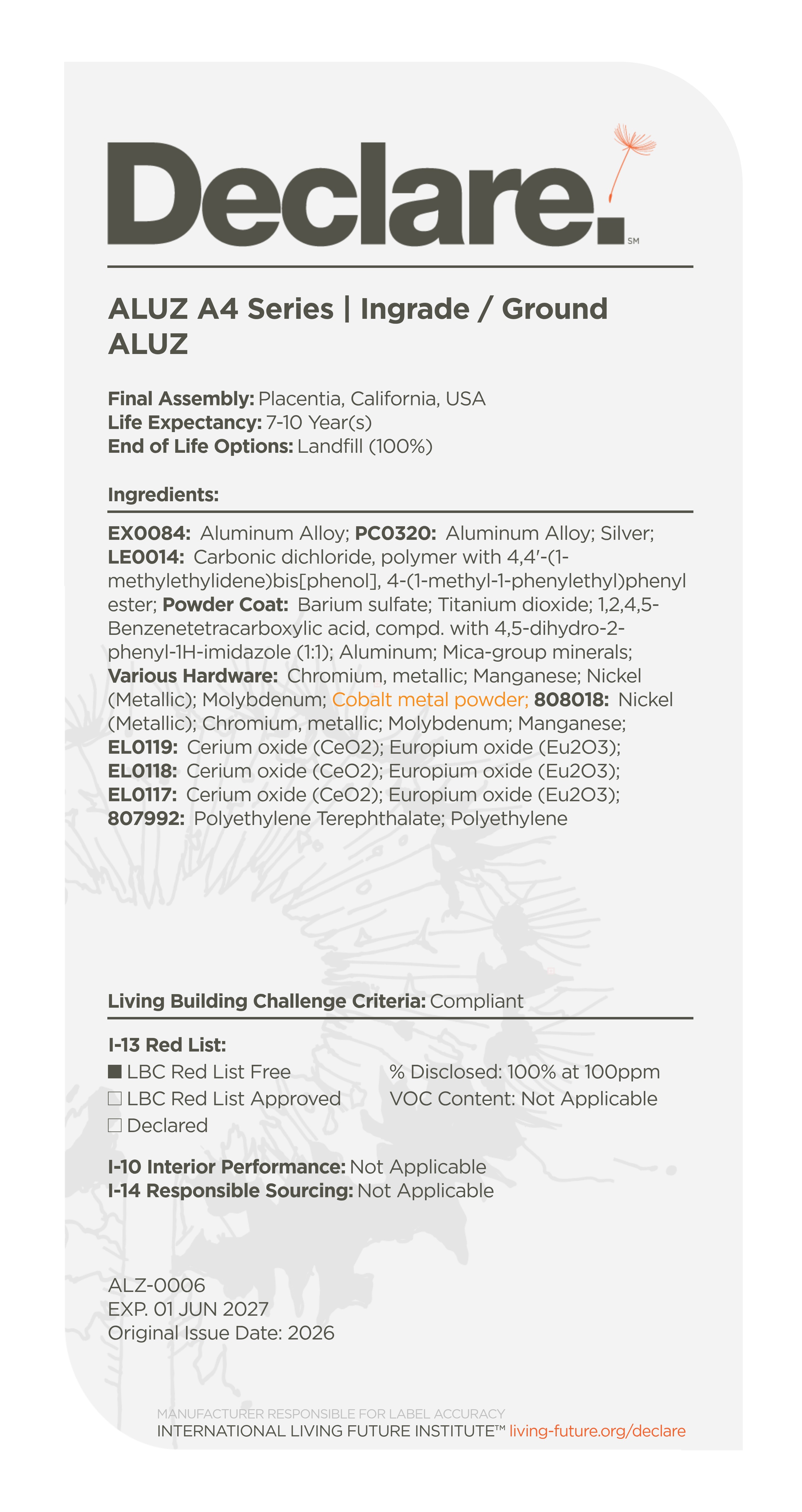 Declare - International Living Future Institute