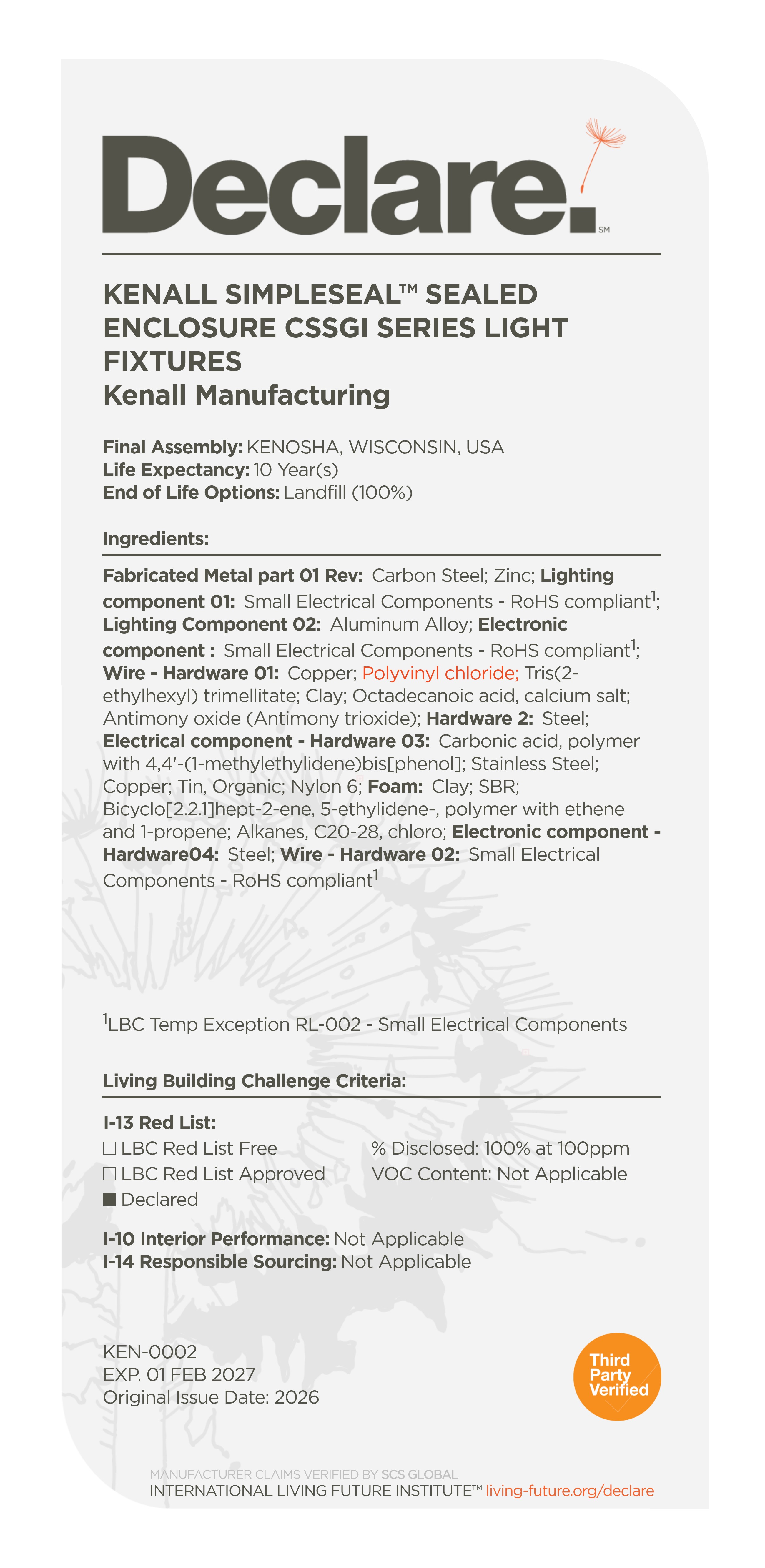 Declare - International Living Future Institute