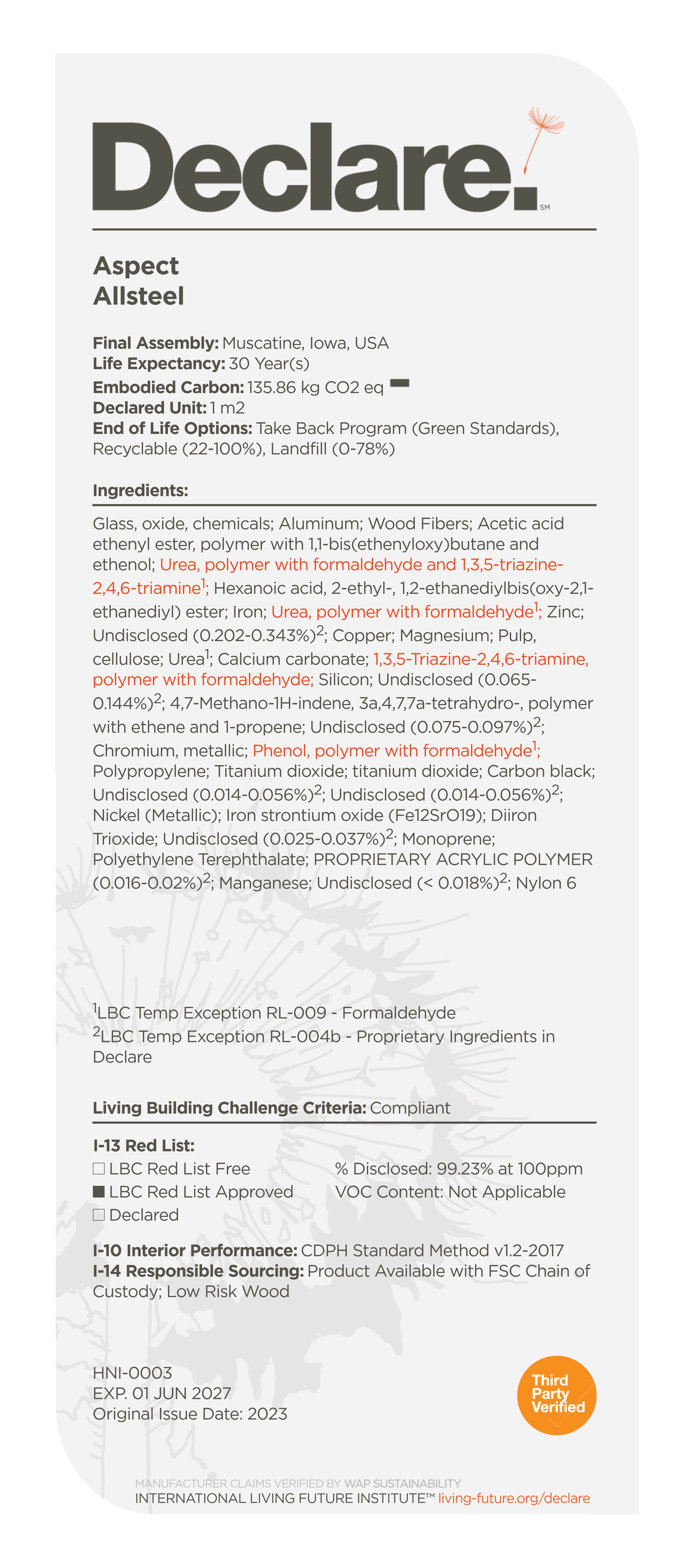 Declare - International Living Future Institute