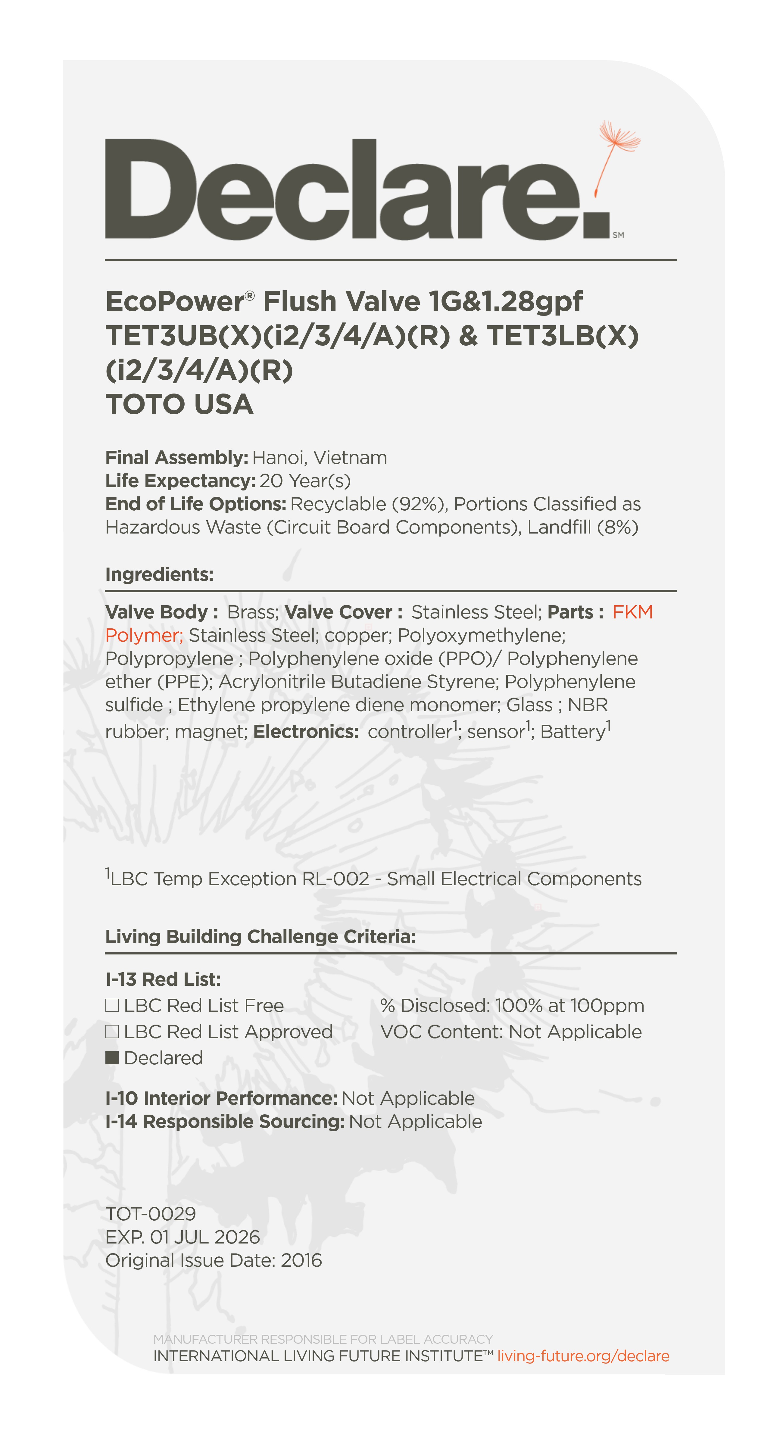 Declare - International Living Future Institute